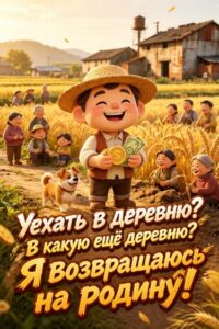 Уехать в деревню? В какую ещё деревню? Я возвращаюсь на родину!