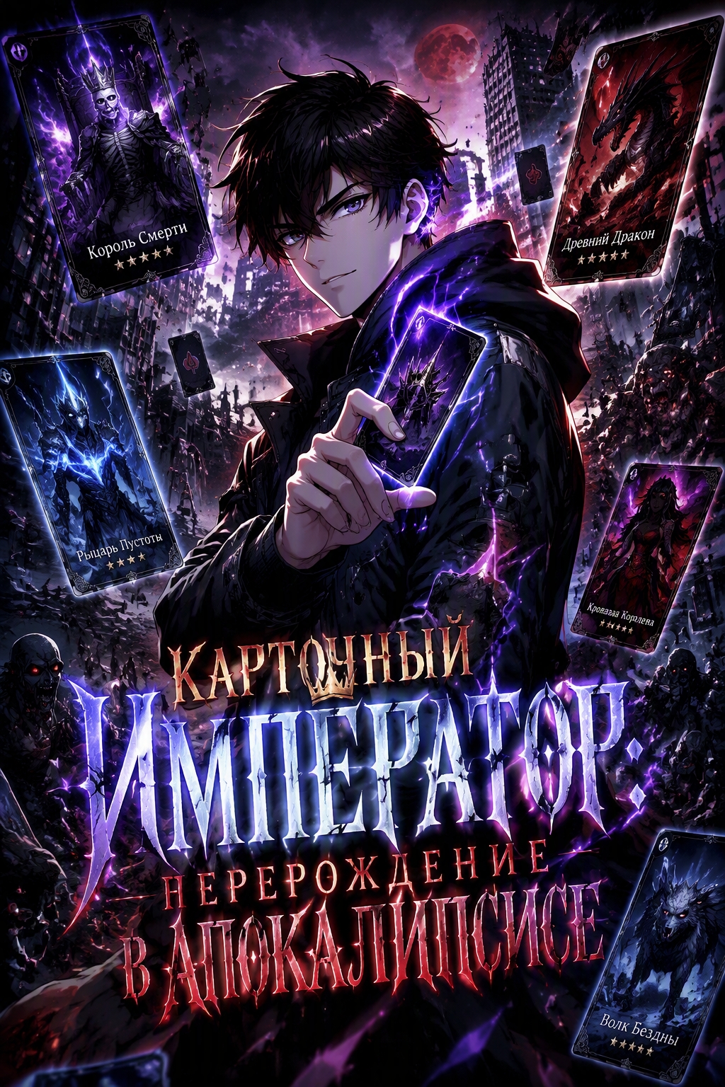 Карточный император: Перерождение в апокалипсисе — обложка