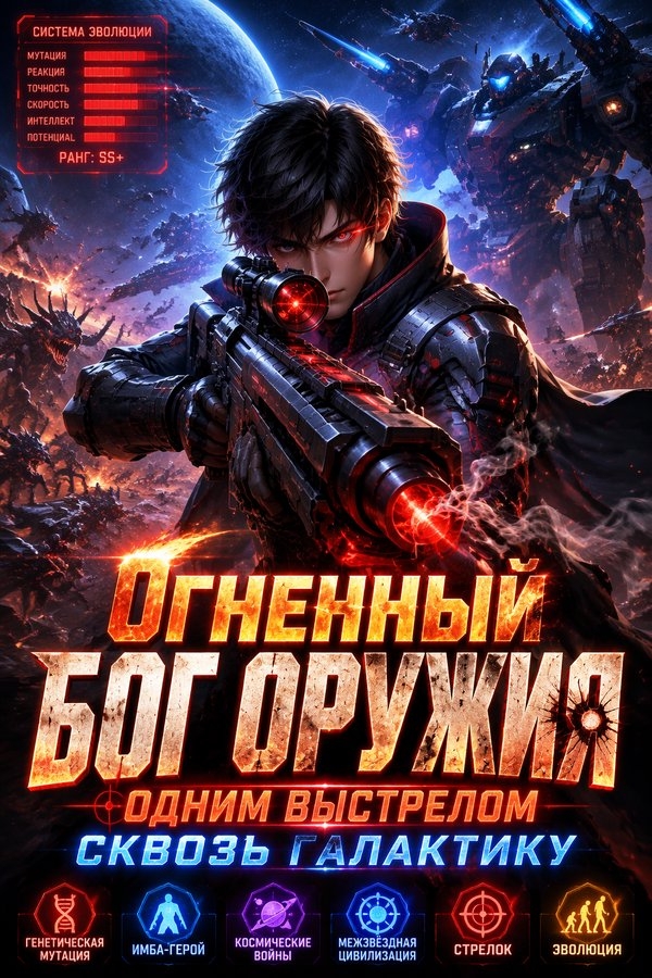 Огненный бог оружия: Одним выстрелом сквозь галактику — обложка