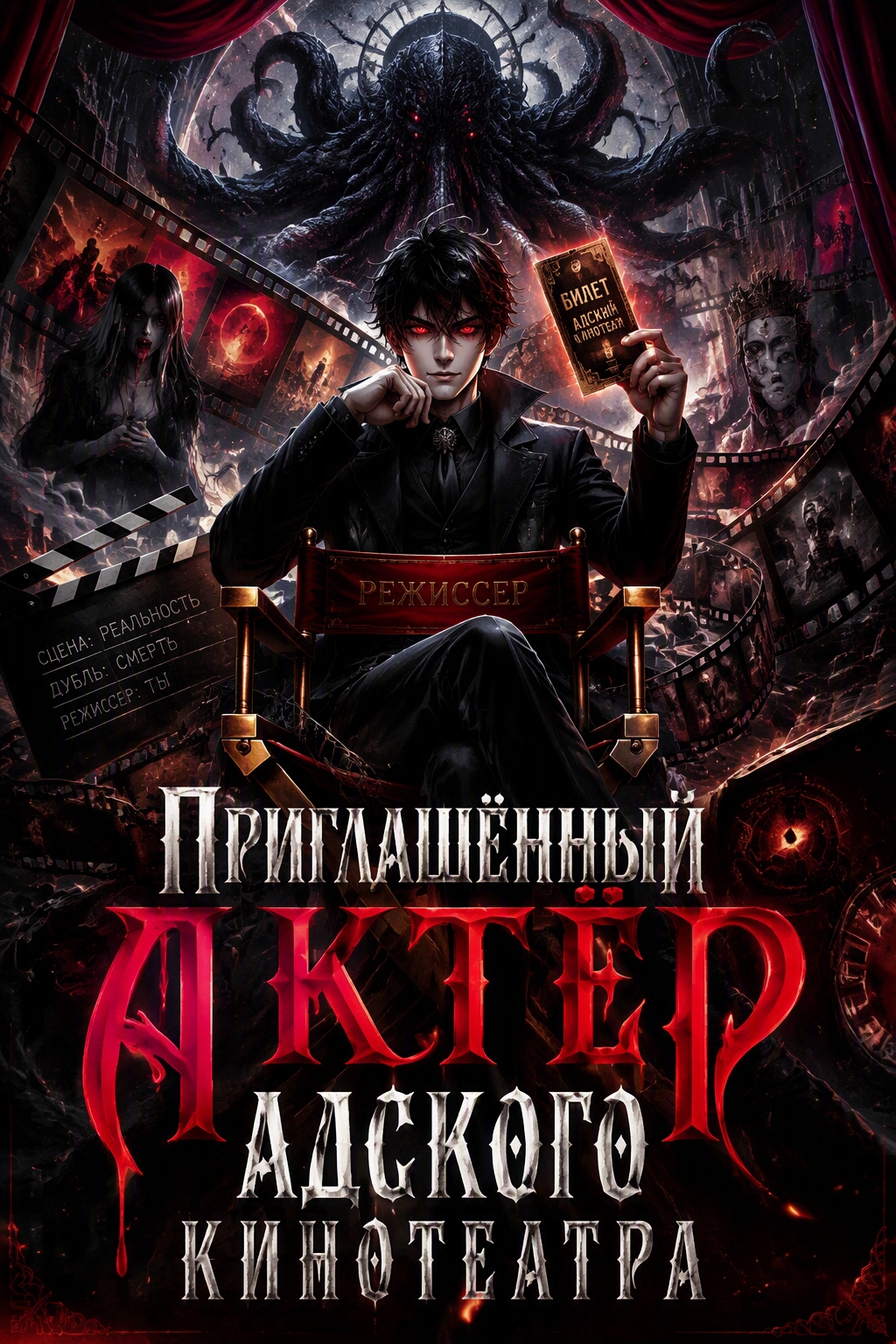 Приглашённый актёр Адского кинотеатра — обложка