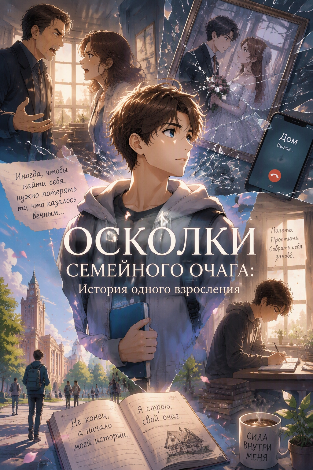 Осколки семейного очага: История одного взросления — обложка