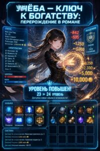 Учёба — ключ к богатству: Перерождение в романе