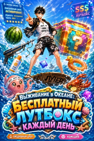 Выживание в океане: Бесплатный лутбокс каждый день — обложка