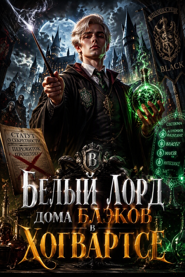 Белый Лорд дома Блэков в Хогвартсе — обложка