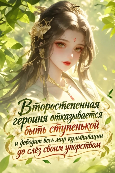 Второстепенная героиня отказывается быть ступенькой и доводит весь мир культивации до слёз своим упорством — обложка