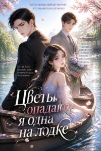 Цветы опадают, я одна на лодке
