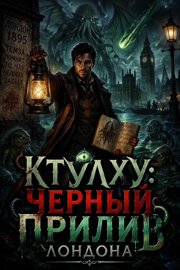 Ктулху: Черный прилив Лондона — обложка