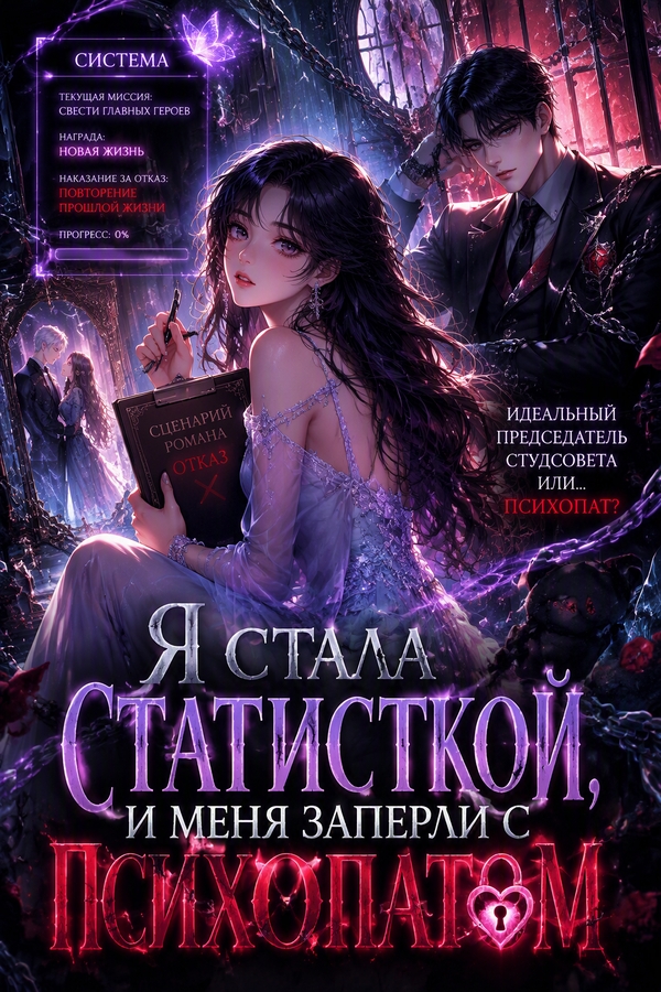 Я стала статисткой, и меня заперли с психопатом — обложка