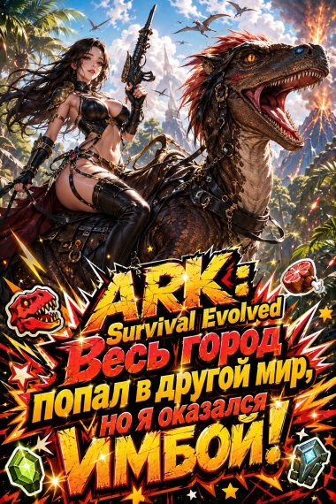 ARK: Survival Evolved — Весь город попал в другой мир, но я оказался имбой! — обложка