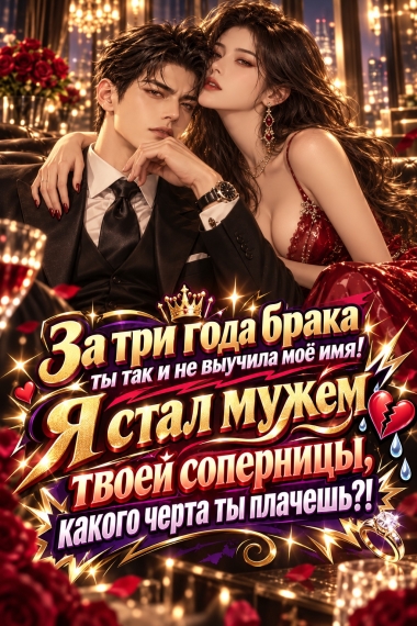 За три года брака ты так и не выучила моё имя! Я стал мужем твоей соперницы, какого черта ты плачешь?! — обложка
